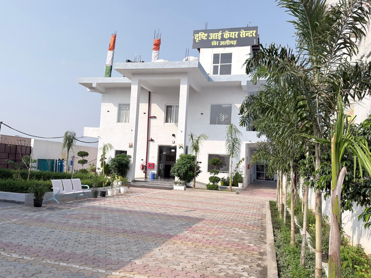 Drishti Eye Care Center exterior in Khair