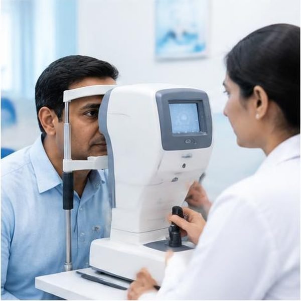 Non-invasive eye pressure screening for glaucoma
